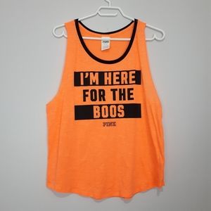 PINK Victoria's Secret Tops - PINK Tank Top I'm Here For The Boos PINK Victoria's Secret Tops - PINK Tank Top I'm Here For The Boos